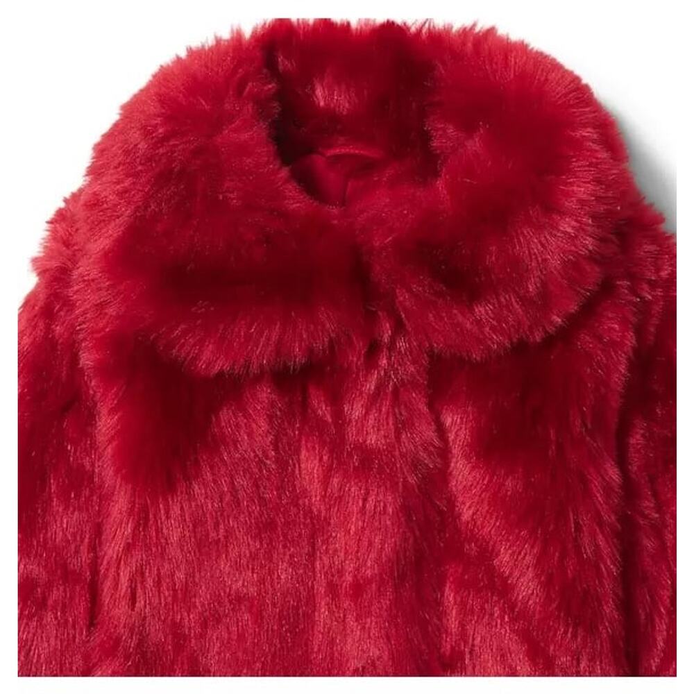 NWT❤️Janie and Jack Faux Fur Jacket sz7/8 - Picture 5 of 8